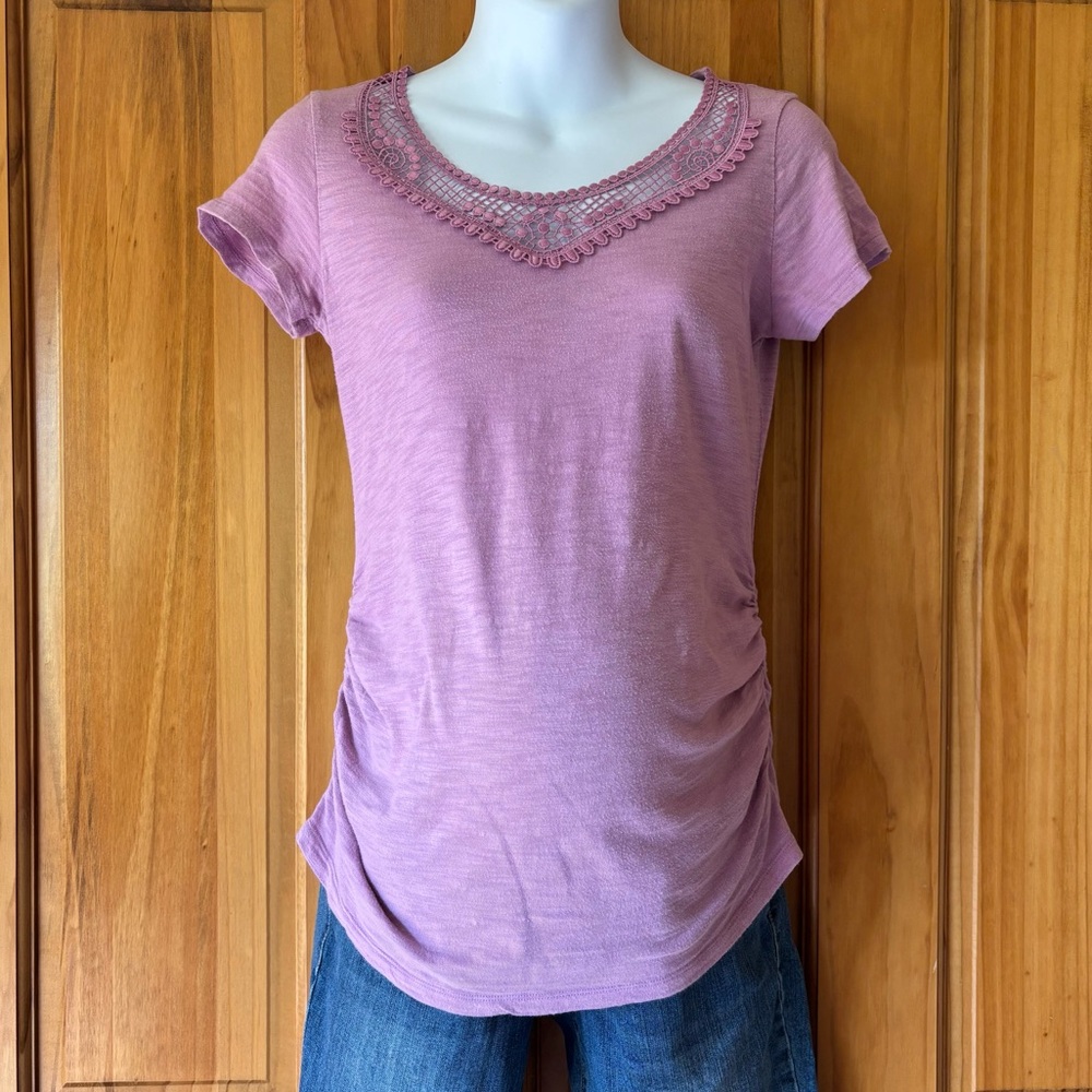 Cotton maternity tee